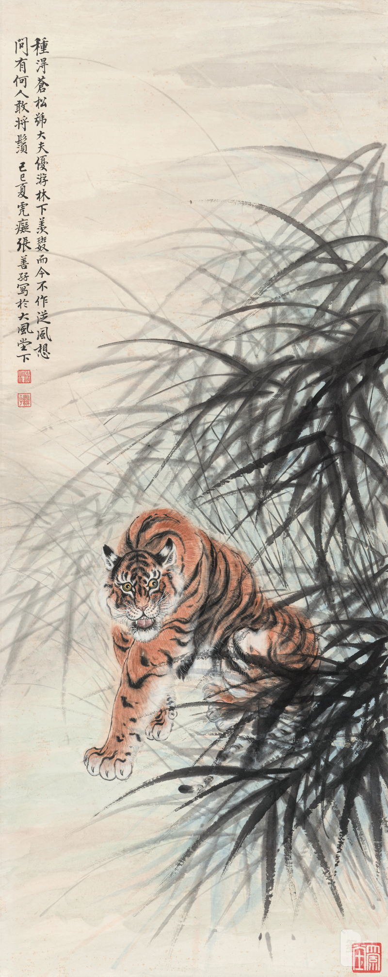 张善孖 1882-1940 老虎 - 图2